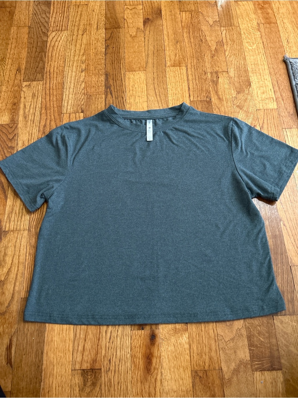 Fornia Los Angeles Muted Green Heather Athletic Crop Top - XL